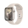 Apple Watch Series 9 GPS + Cellular, Starlight Aluminium Case with Starlight Sport Band, 45 mm, S/M, MRM83