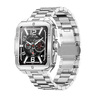 Swiss Military Alps2 Smart Watch, Silver Frame and Silver Stainless Steel Strap, 1.85 inch