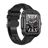 Swiss Military Alps2 Smart Watch, Gun Metal Frame and Black Silicon Strap, 1.85 inch