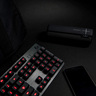 لوجيتك لوحة مفاتيح G413 ميكانيكية للألعاب بإضاءة خلفية مع USB ممر ، كربون