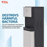 TCL Stainless Steel Bottom Loading 3 Tap Water Dispenser, Black and Sliver, TY-LWYR96UT