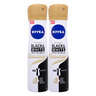 Nivea Deo Women Invisible Black and White Silky Smooth 2 x 150 ml