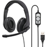 Hama Office PC Stereo Headset, Black, HS-USB300