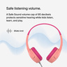 Belkin SoundForm Mini Wired On-Ear Headphones for Kids (AUD004) Pink