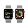 PRE-ORDER Apple Watch Series 9 GPS + Cellular, Silver Stainless Steel Case with Silver Milanese Loop, 45 mm, MRMQ3