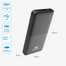 Rivacase 10000 mAh Power Bank with QuickCharge and 20 W Power Delivery, Black, VA2532