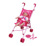 Lissi Dolls Stroller Set & Accessories with 16" Baby Doll, Assorted, 2516