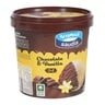 Saudia 2 in 1 Chocolate & Vanilla Ice Cream 1 Litre