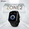 HiFuture Future Zone 2 Bluetooth Calling Smart Watch, Black