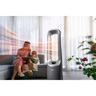 Philips Air Performer 8000 Series 3-in-1 Air Purifier, Fan and Heater, Grey/Silver, AMF870/35