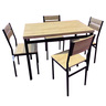 Maple Leaf Home Dining Table Wood + 4 Chair LY-N0776