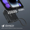 Promate PowerPack-20Pro Power Bank with AC Plug, 27W, 20000mAh