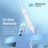 Promate Ergonomic In-Ear USB-C Wired Mono Earphone Lingo-C White