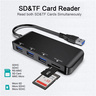 Trands 5in1 USB Card Reader, Black, TR-CR217
