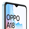 أوبو A18 هاتف ذكي 4G ثنائي الشريحة، 4 جيجابايت رام، 64 جيجابايت تخزين، أزرق لامع، CPH2591