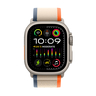 Apple Watch Ultra 2 GPS + Cellular, Titanium Case with Orange/Beige Trail Loop, 49 mm, M/L, MRF23AE/A