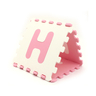Sunta Puzzle Mat, Pack of 26, White/Pink, 1002B3(AB)-WH/PK