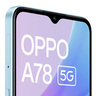Oppo A78 Dual SIM 5G Smartphone, 8 GB RAM, 128 GB Storage, Glowing Blue, CPH2483
