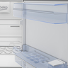 Beko 445L No Frost Larder Upright Refrigerator, Titanium Inox, RSNE445E23DS