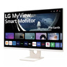 LG 27 inches MyView FHD IPS Smart Monitor with WebOS and Built-in Speakers, 27SR50F-W AMA