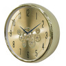 Maple Leaf Movable Gears Wall Clock 35cm Gold