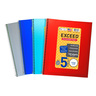 Exceed Wide Ruled Spiral Notebook A4 5Subject 160 Sheets Assorted Per Pc
