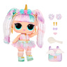 LOL Surprise Big Baby Hair Hair Hair Large 11 inch Doll, Unicorn with 14 Surprises, MGA-579717