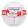 Hotpack Plastic Plates 10 inch 25 pcs + Plastic Cups 50 pcs