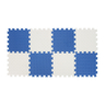 سونتا سجاد تركيب، 8 قطع، أزرق/أبيض، 1010G/8--BLU/WHT