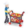 Deluxe Push Dining Cart Play Set, 25 Pcs, 1508A, Multicolour