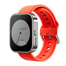 CMF by Nothing Watch PRO GPS Smartwatch, 1.96 Inches, Metallic Grey with Free-Size Orange Band