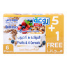 Rawa Fruit and 4 Cereals Low Fat Yogurt, 150 g, 5 + 1 Free