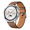 Huawei Smart Watch GT 4, 46 mm, Brown Leather Strap, Phoinix-B19L