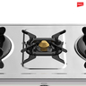 Impex IGS 125 3 Burner Stainless Steel Gas Stove With Auto Ignition