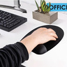 Iends Gel Mouse Pad with Wrist Support, Black, IE-MP864