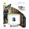 كينجستون بطاقة ذاكرة رقمية آمنة 128 جيجا 170 ميجابايت/ثانية باللون الأسود SDCG3
