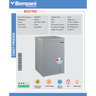 Bompani 100 L Single Door Chest Freezer, Gray, BOCF150
