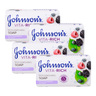 Johnson & Johnson Vita Rich Replenishing Raspberry Soap, 4 x 175 g