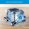 Midea Front Load Washing Machine with BLDC Inverter Motor, 8 kg, 1400 RPM, Titanium, MF100W80BTGCC