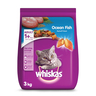 Whiskas Ocean Fish Dry Food for Adult Cats 1+ Years 3 kg