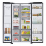 Samsung Side by Side Refrigerator with Family Hub, 591 L, Black, RS6HA8891B1AE