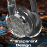 Promate Transtune Hi-Fi Stereo Wireless Over-Ear Headphones, Silver