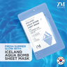 Zayn & Myza Iceland Aqua Bomb Sheet Mask, Pack of 3