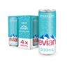 Evian Sparkling Mineral Water 4 x 330 ml