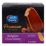 Dandy Premium Ice Cream Stick Belgian Chocolate, 6 x 65 ml