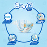 Sanita Bambi Baby Diaper Size 4 Large 8-16kg 124pcs