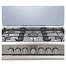 Bompani 5 Burner Gas Cooking Range, 90X60 cm, Stainless Steel, DIVA9007EC5TCIX