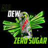 Mountain Dew Zero Sugar-Free Can Soft Drink 330 ml