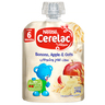 Nestle Cerelac Banana, Apple, & Oats Fruits Puree Pouch Baby Food 90 g