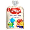 Nestle Cerelac Apple, Carrot, & Mango Fruits Puree Pouch Bay Food From 6 Months 90 g